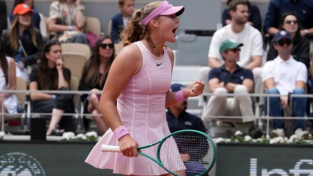 Fransa Açık'ta patron Mirra Andreeva 5